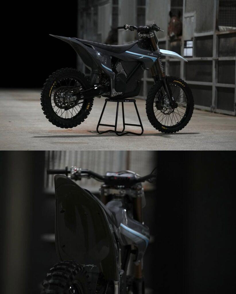 Up close with the latest build.@stark__future@skda.moto#starkvarg#moto (3)